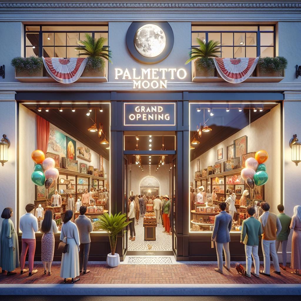 "Palmetto Moon Storefront Opening"