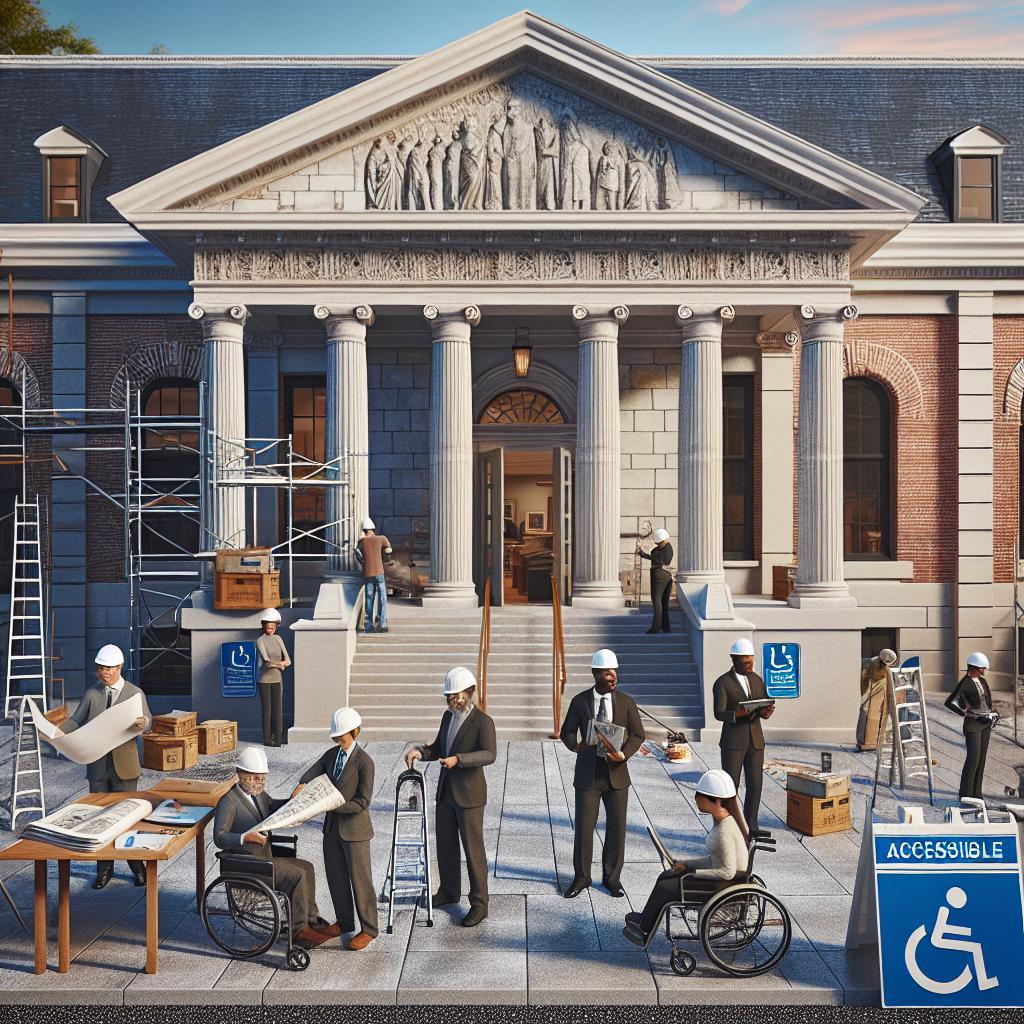 Accessible historic renovation concept.