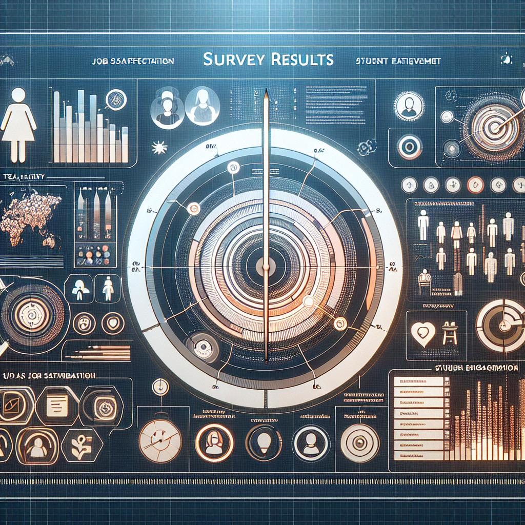 Teacher survey results visualization.