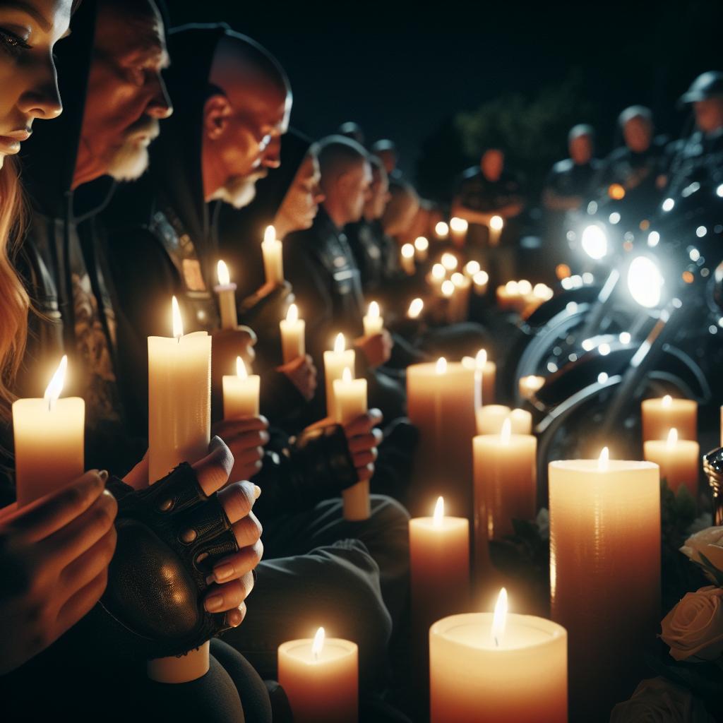 Vigil for Fallen Riders