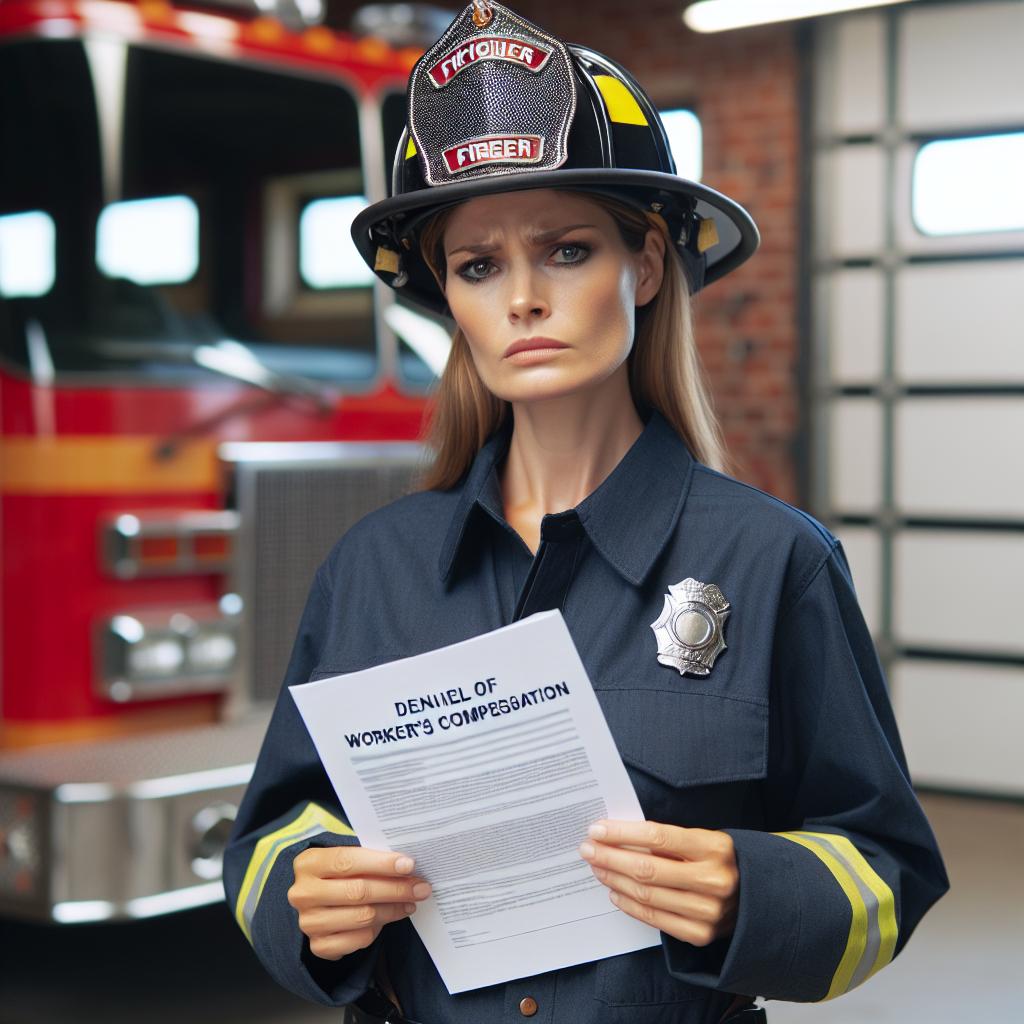 Firefighter denied worker's comp