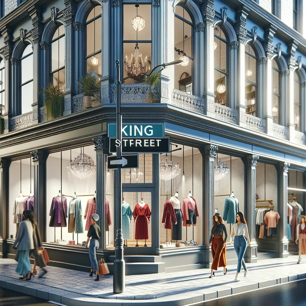 "King Street boutique illustration"