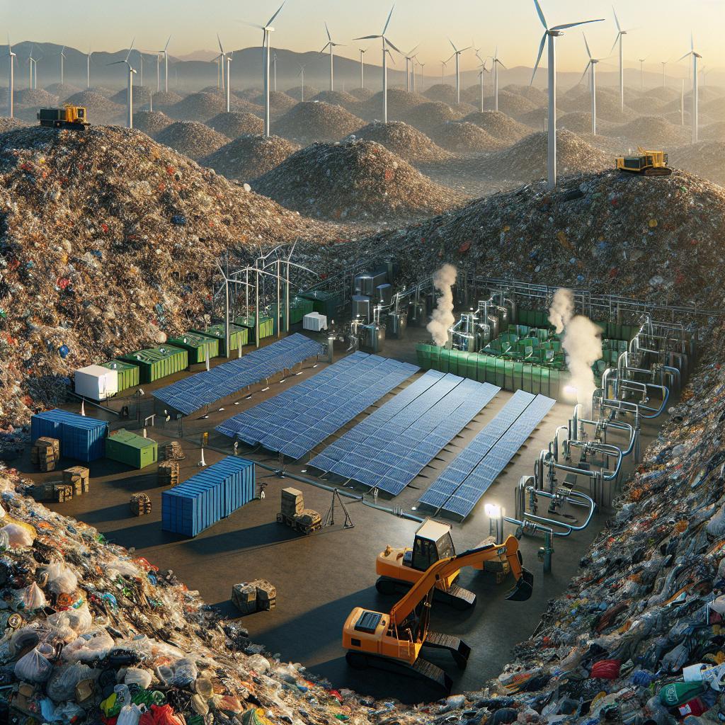 "Renewable energy at landfill"