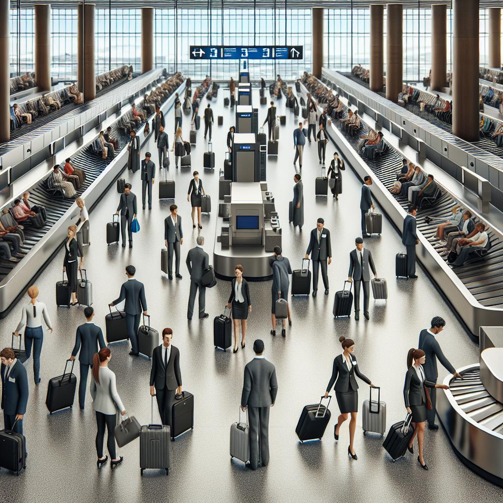 Efficient luggage handling service.