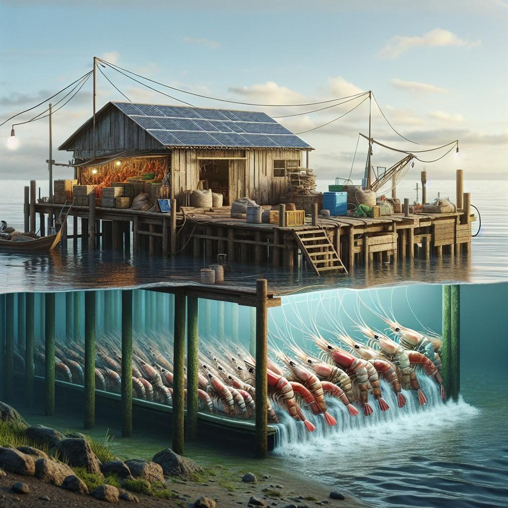 "Shrimp dock transformation concept"