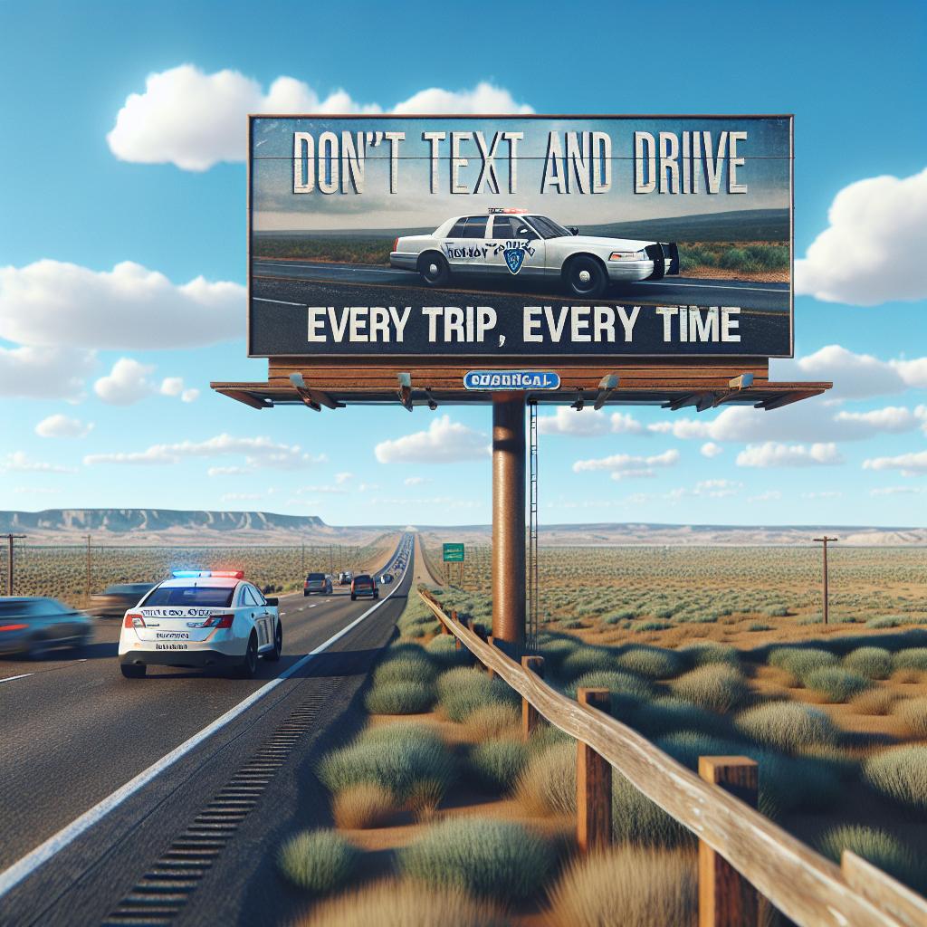 Highway patrol safety reminder