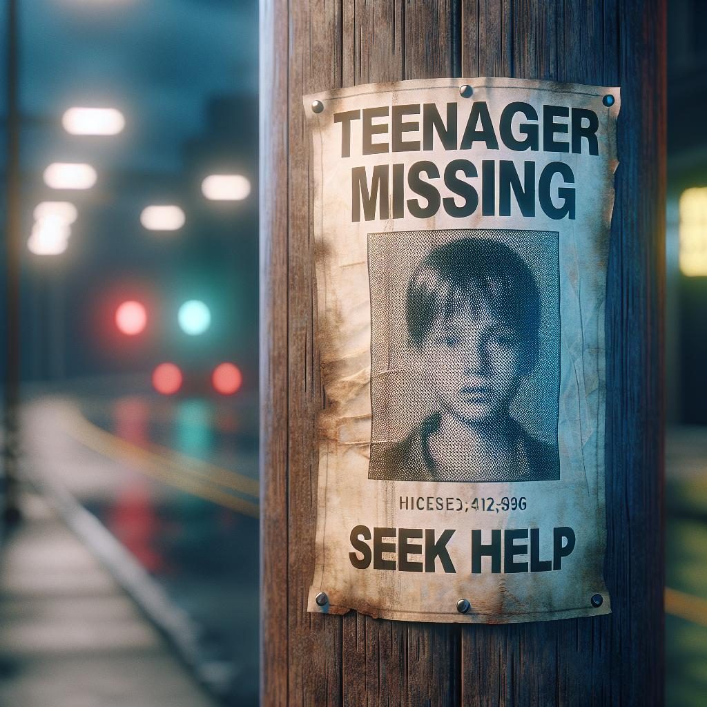 "Teenager missing, seek help"