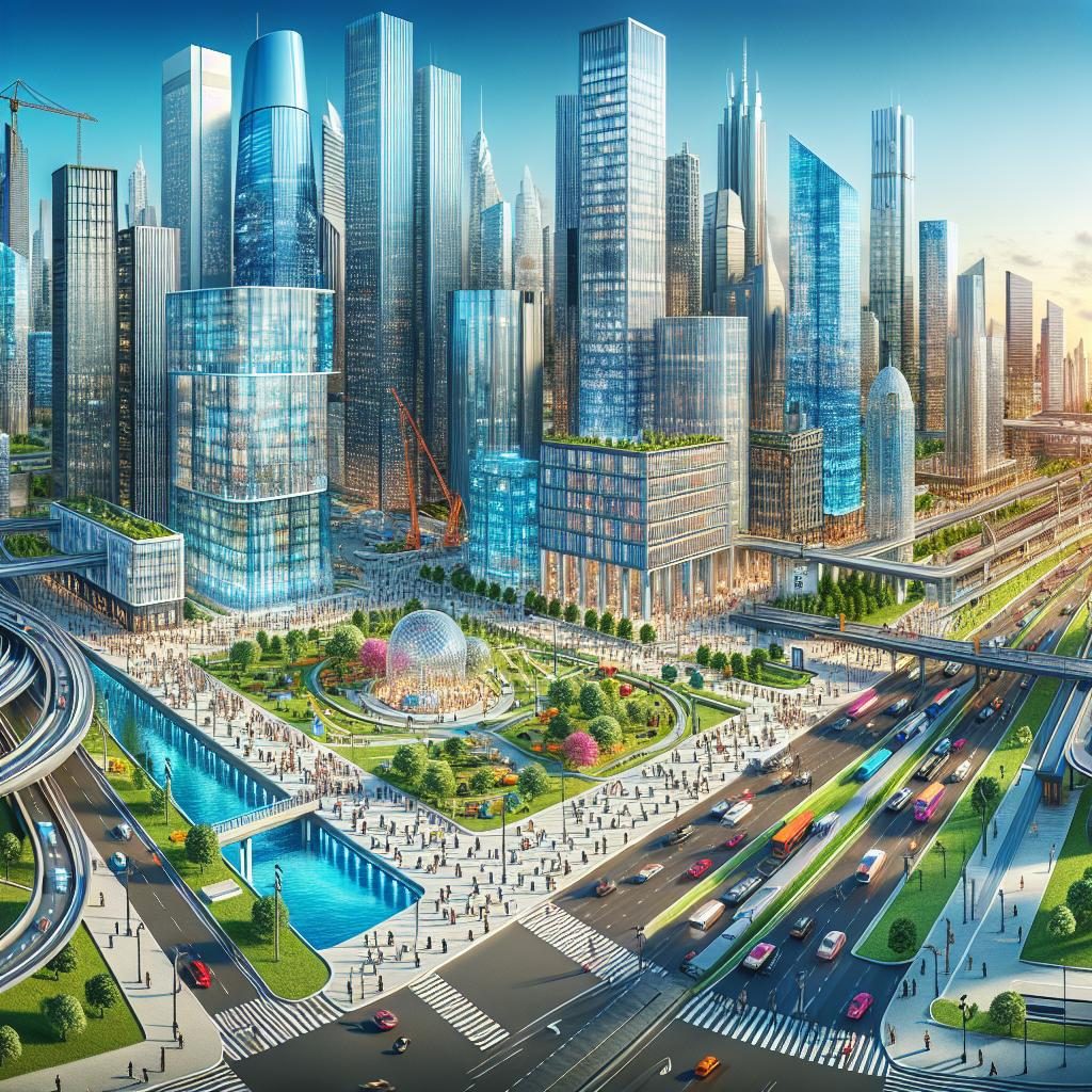 "Urban infrastructure development concept"