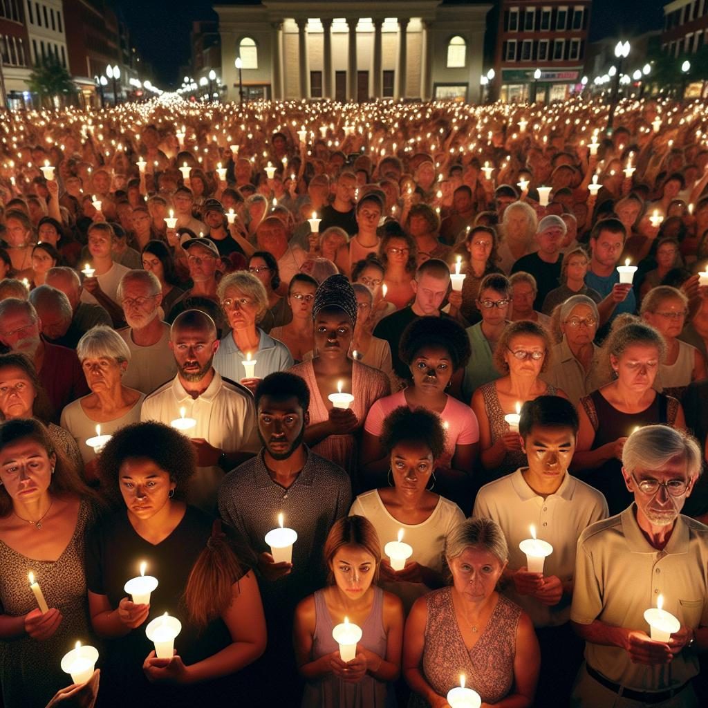 Unity in Charleston vigil.