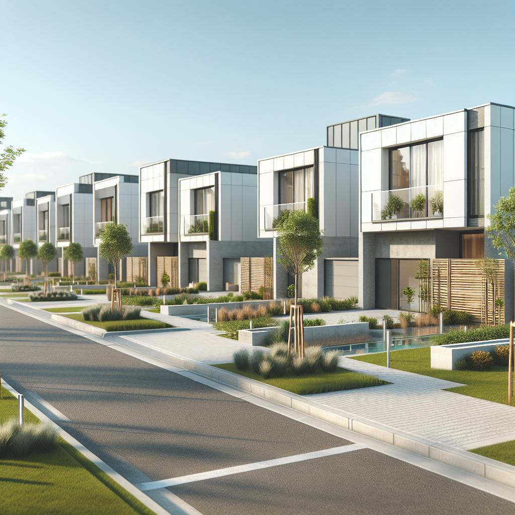 New housing development concept