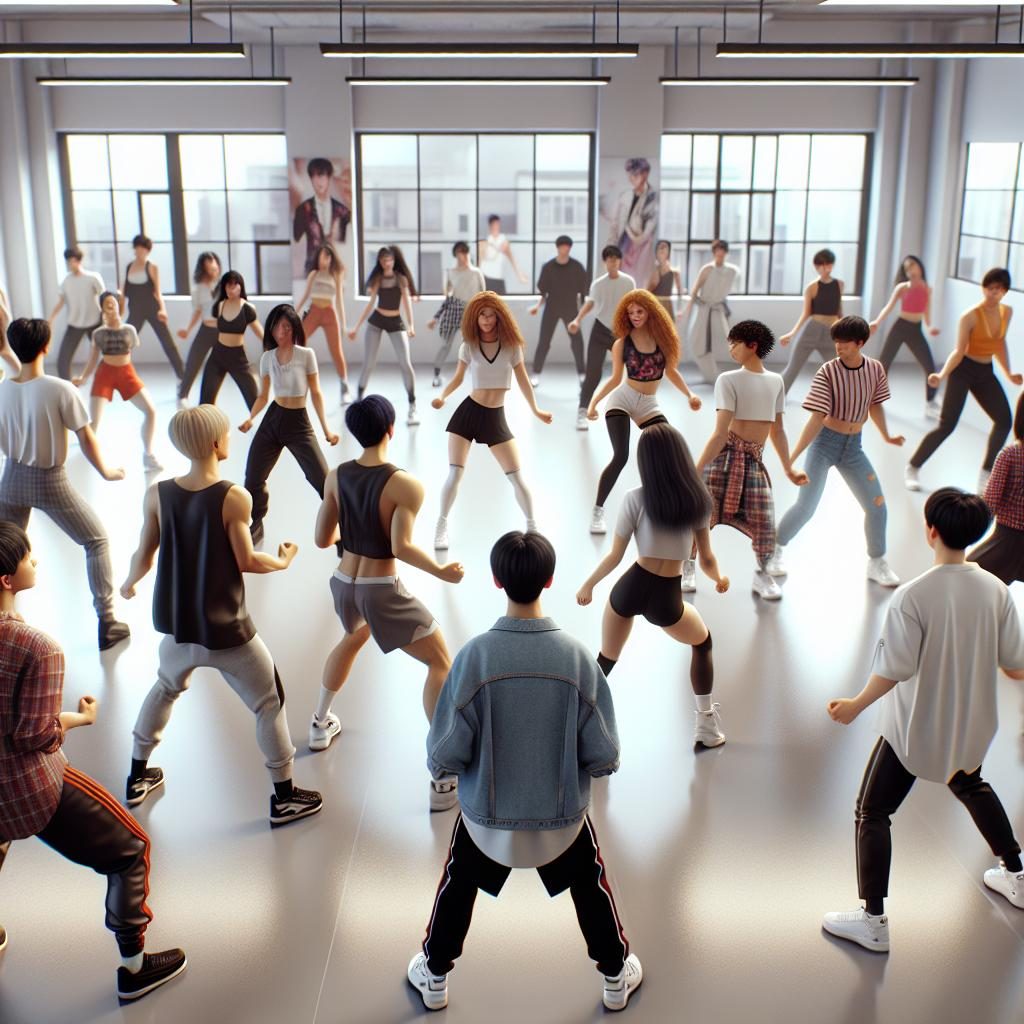 K-Pop dance class.