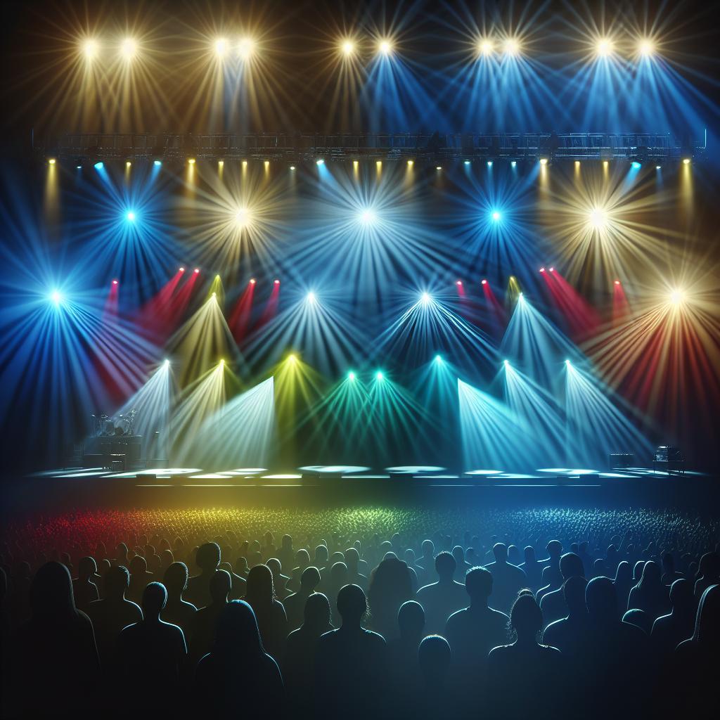 Vibrant Concert Lights