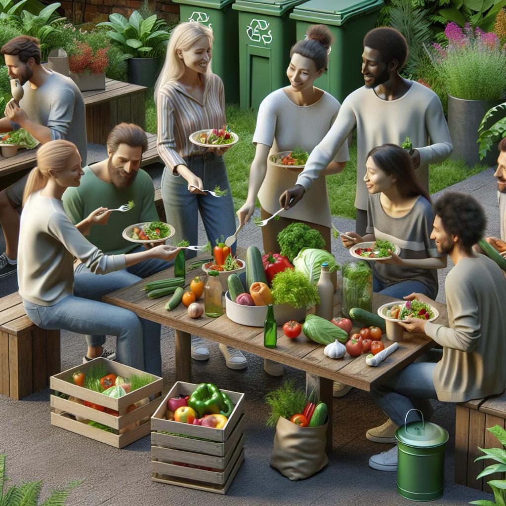 Eco-friendly food sharing