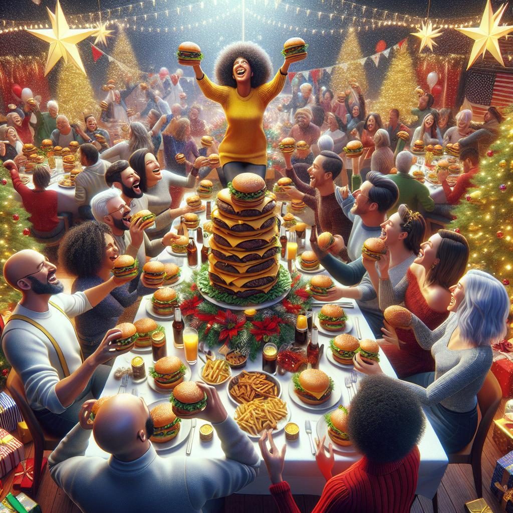 Festive Burger Celebration