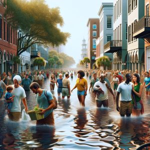 Flooded Charleston Streets