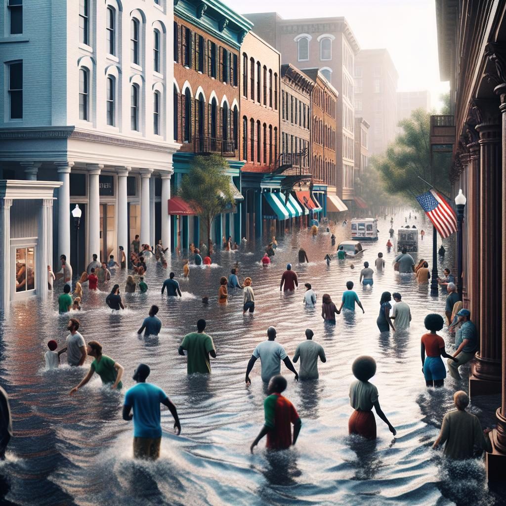 Flooded Charleston Streets