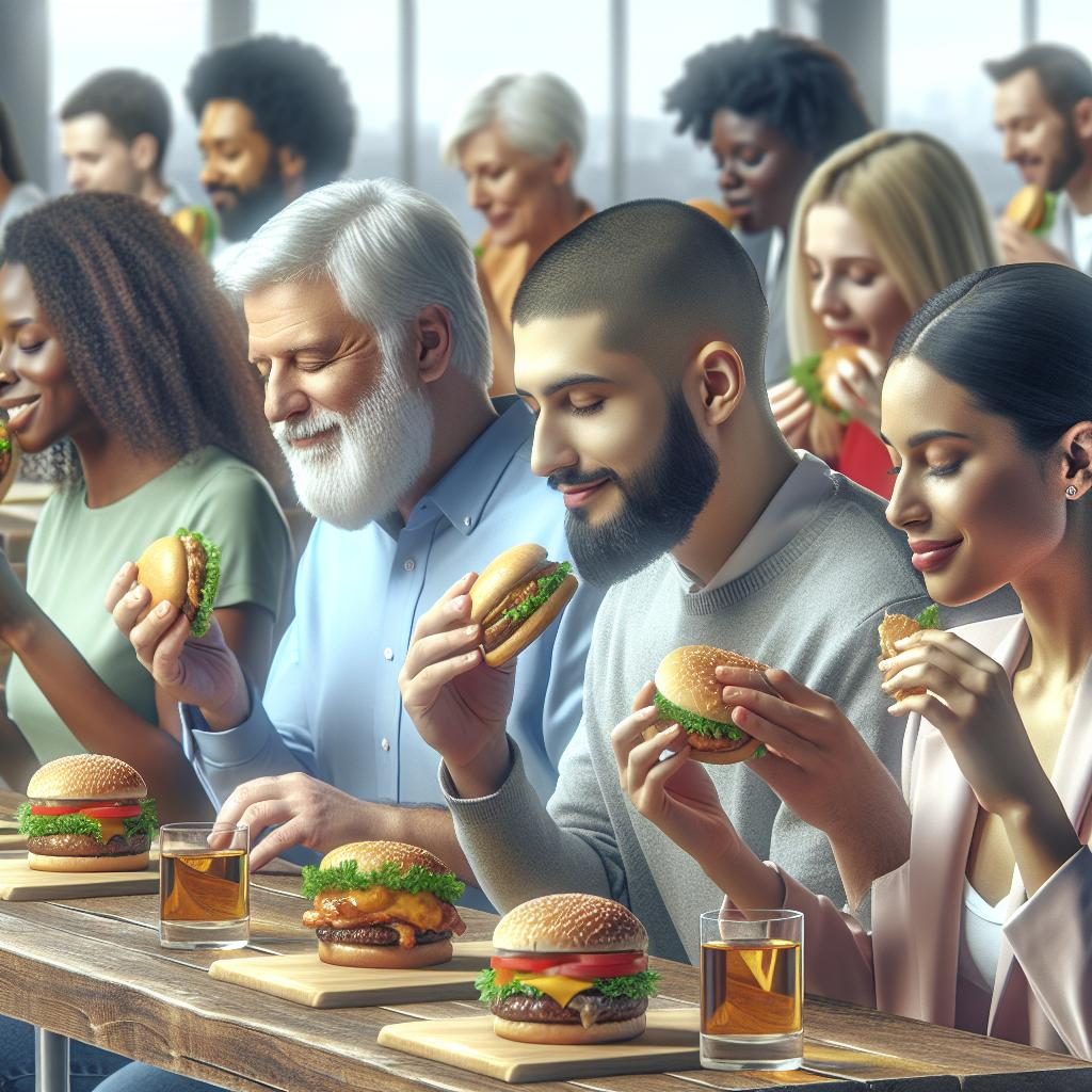 Burger tasting competition