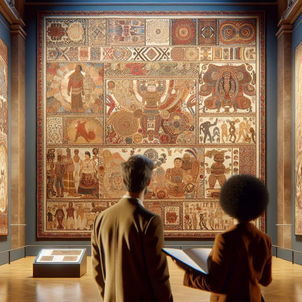 Cultural tapestry display