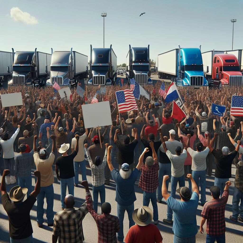 Trucker Solidarity Rally