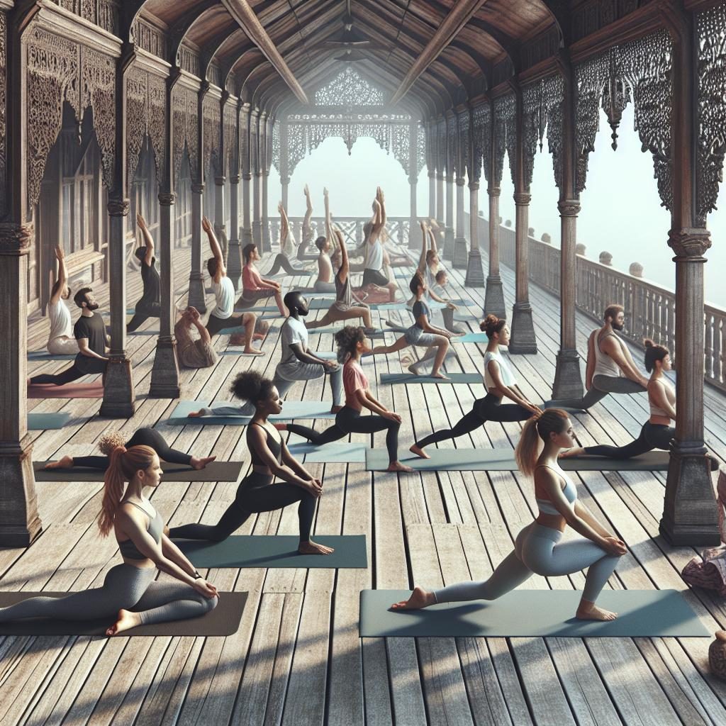 Yoga on Historic Deck