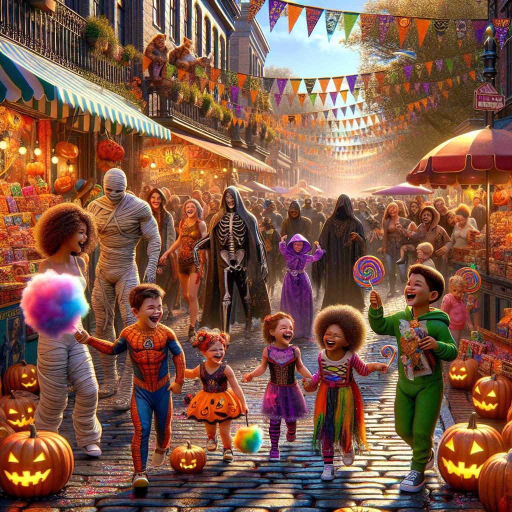 Vibrant Halloween Festival