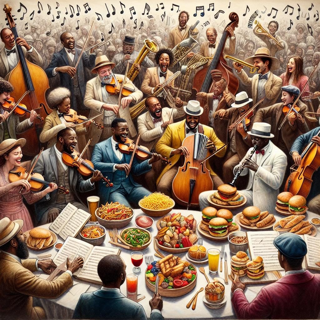 Musicians and Food Together