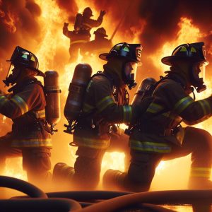 Firefighters in Action