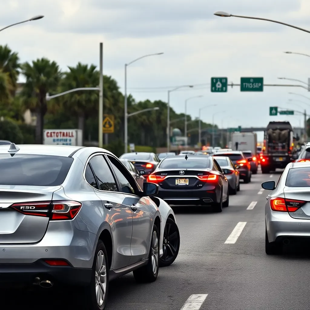 Traffic Chaos on James Island Connector Following Collision