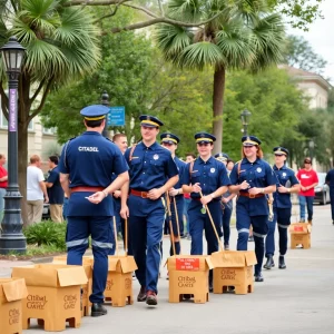 Cadets from The Citadel Celebrate Leadership Day with Community Service in Charleston