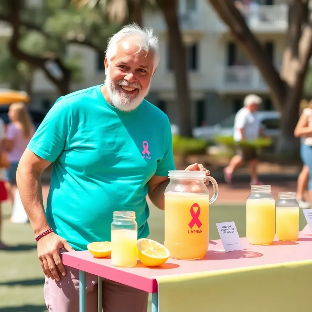 Charleston Hosts Pink Lemonade Stand Challenge to Support Breast Cancer Research