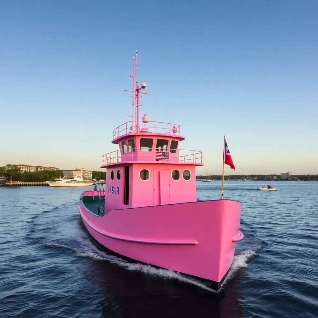 Charleston's Towboat US Launches Pink Vessel for Breast Cancer Awareness Initiative