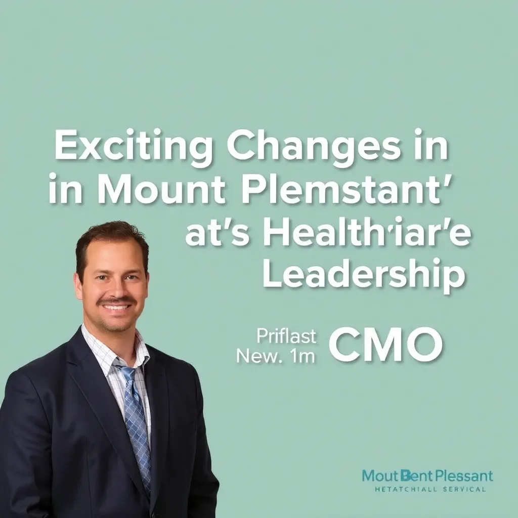 Exciting Changes in Mount Pleasant's Healthcare Leadership with Dr. Erik Summers as New CMO