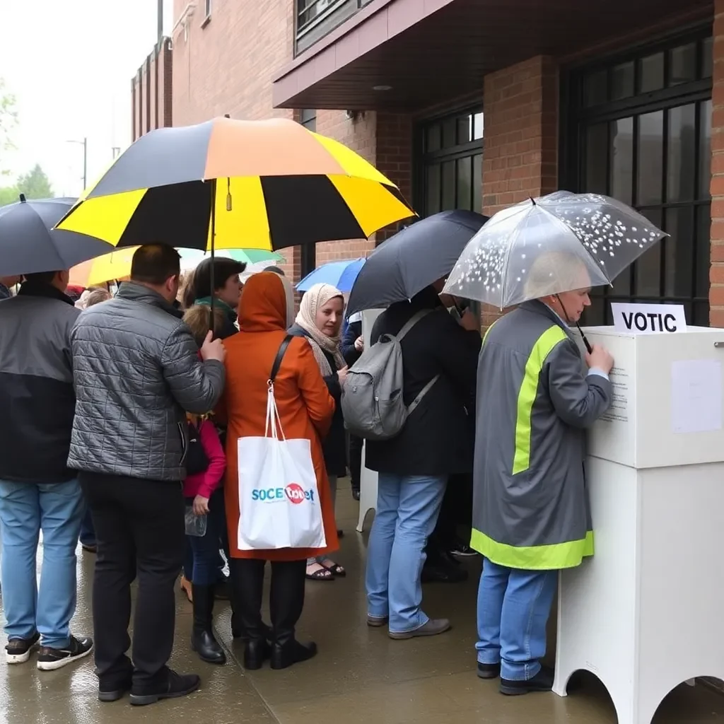 Charleston Voters Defy Rain and Embrace Democracy on Election Day