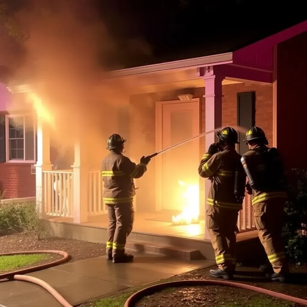 Firefighters Quickly Extinguish Porch Fire on Smythe Street in Charleston