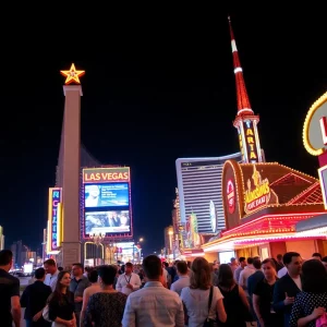 People networking at the Las Vegas Tech Event