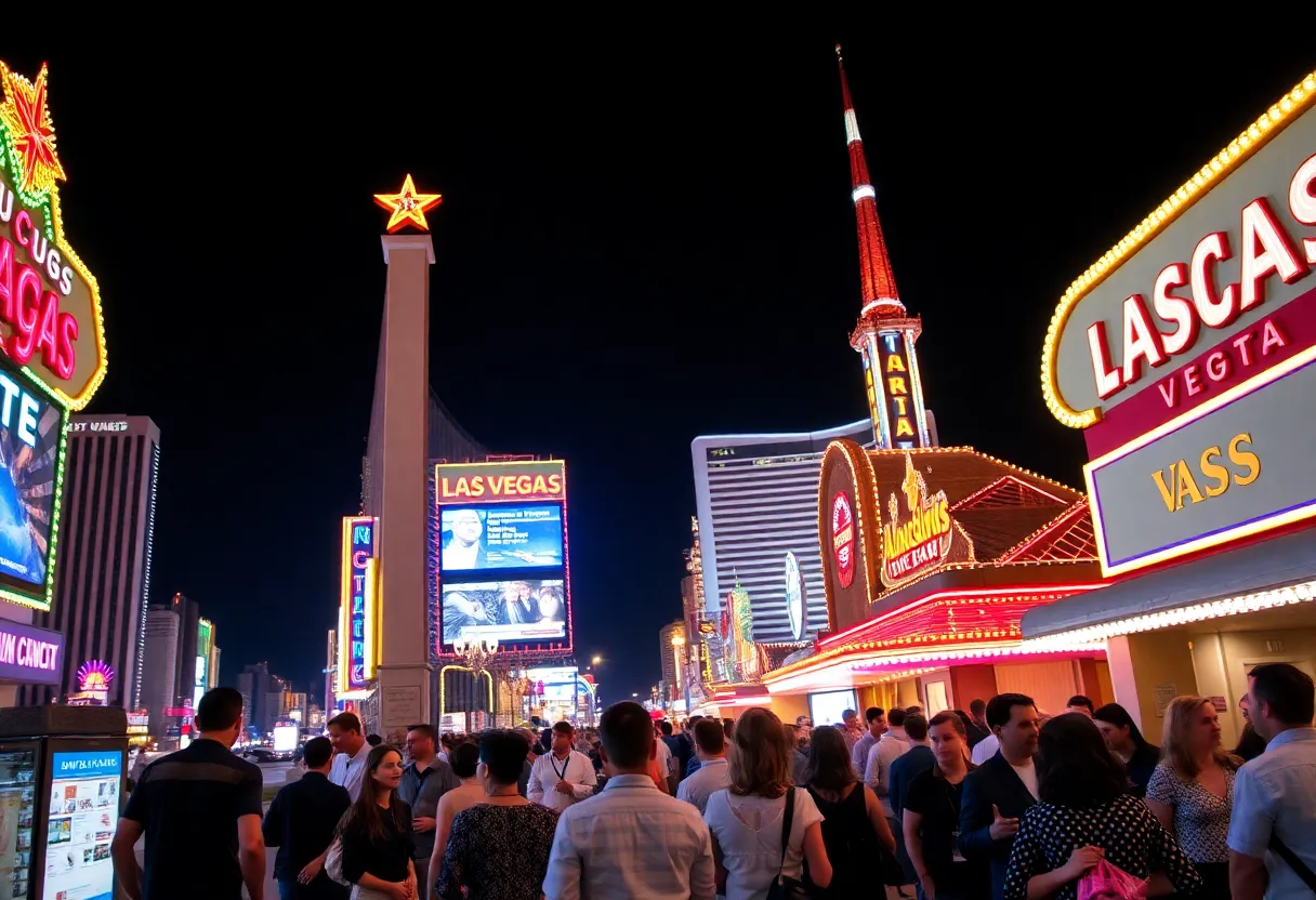 People networking at the Las Vegas Tech Event