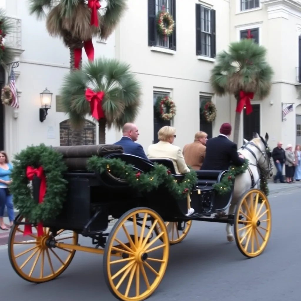 Charleston to Host Free Holiday Carriage Rides Supporting Local Homeless Charity