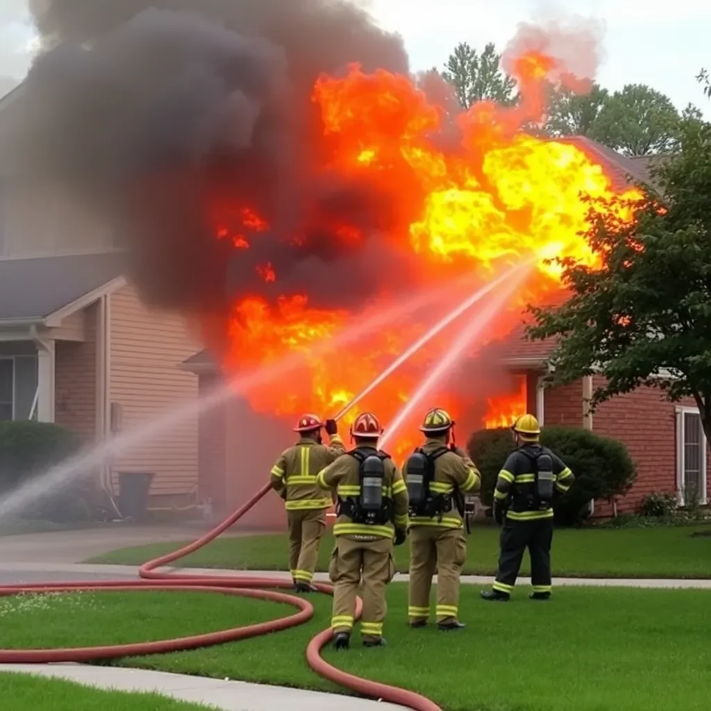 Fire Breaks Out in West Ashley Home, Quickly Extinguished by Brave Firefighters