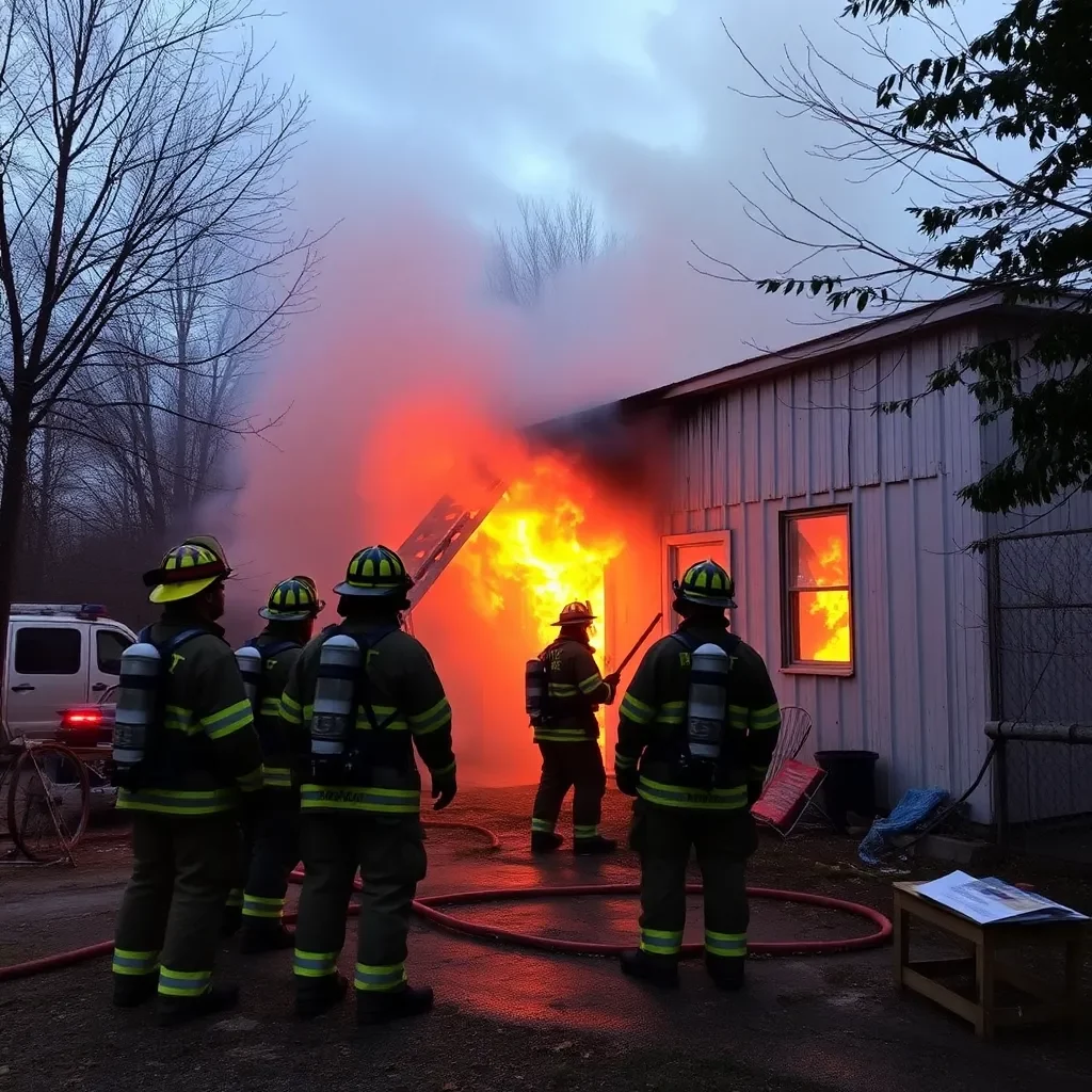 Charleston Firefighters Successfully Control Vacant Building Blaze, One Injured Firefighter Recovering