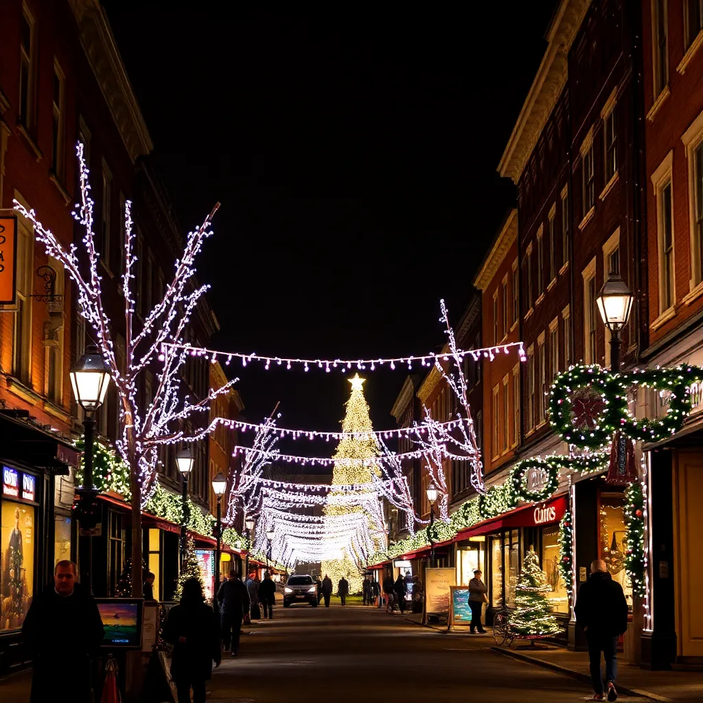 Charleston's King Street Transforms into a Festive Winter Wonderland for the Holidays