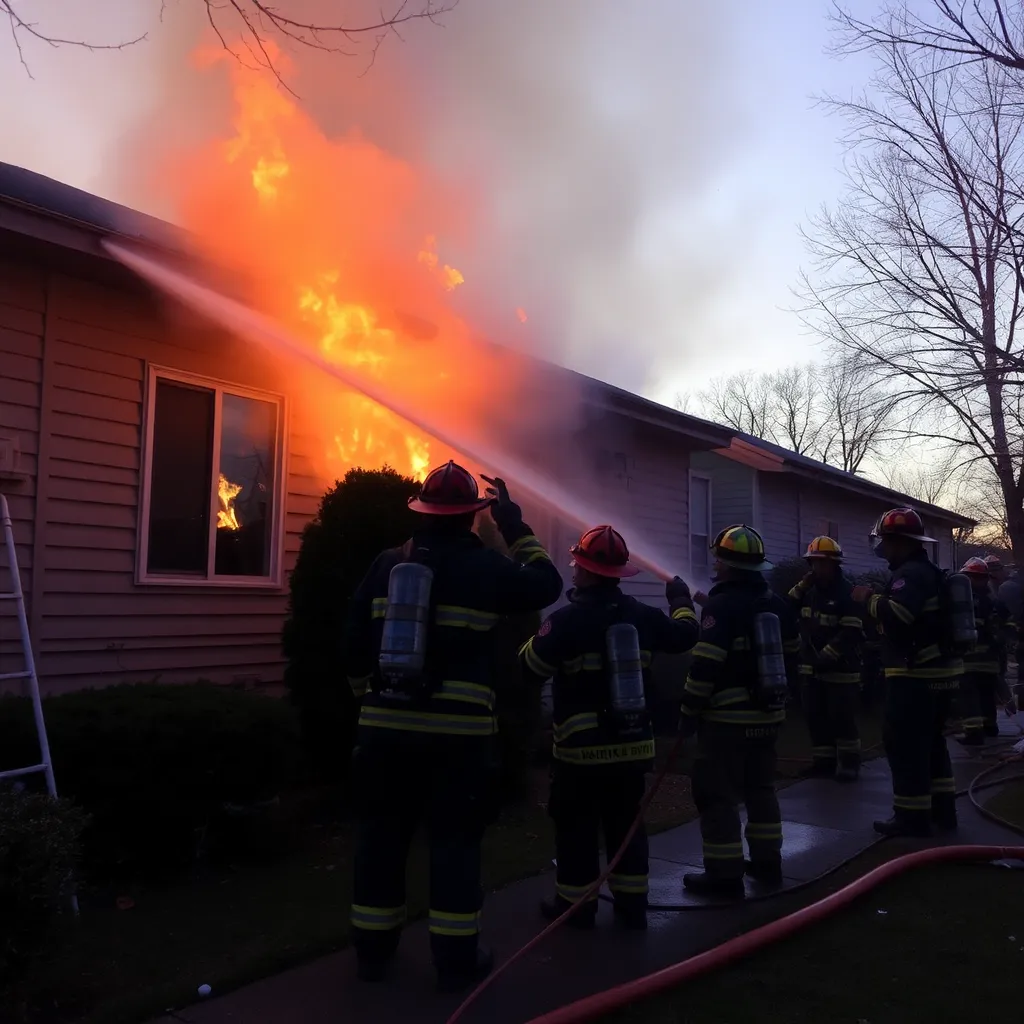 Firefighters Contain Structure Fire in Hanahan, South Carolina, After Quick Response Saves Residents