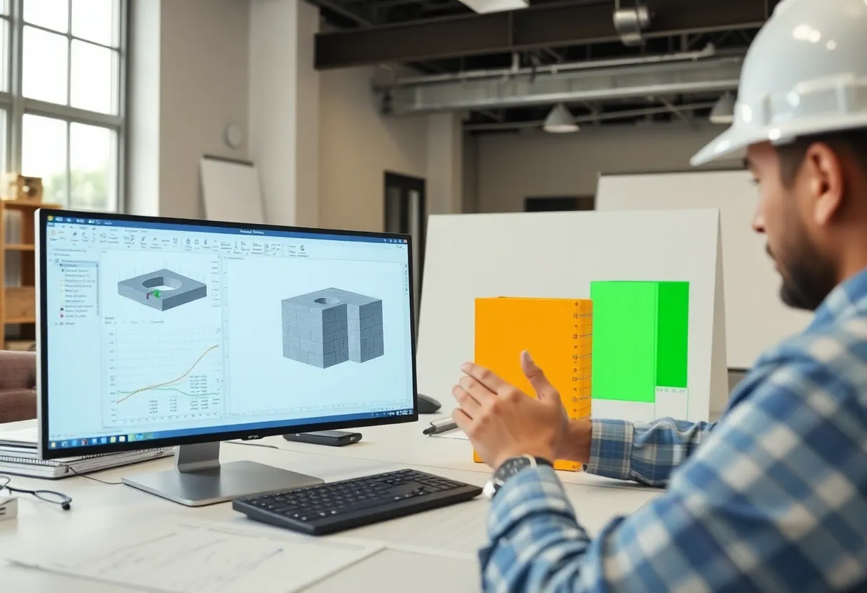 Engineers evaluating precast concrete elements for out-of-plane strength using DTC Pro