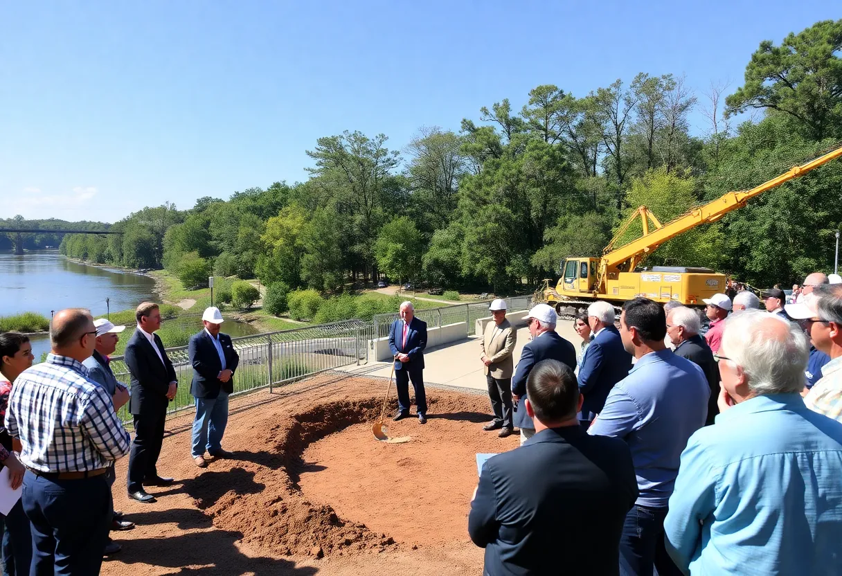 Groundbreaking ceremony for Ashley River Crossing bridge in Charleston