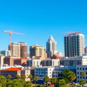 New hotel constructions in Charleston SC skyline