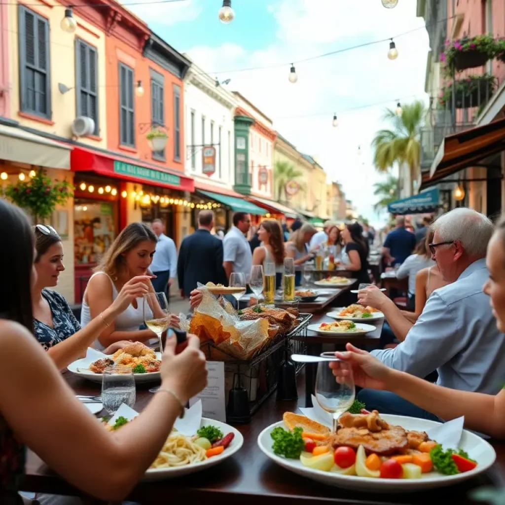 Diverse dishes from participating restaurants during Charleston Restaurant Week