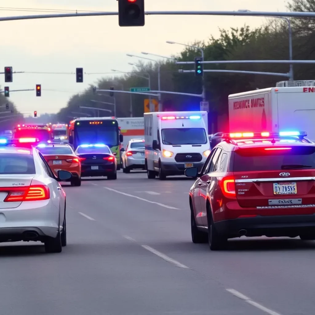 Deputy Crash Response Scene