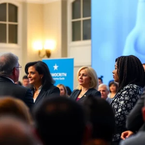 DNC candidates at the forum in Charleston