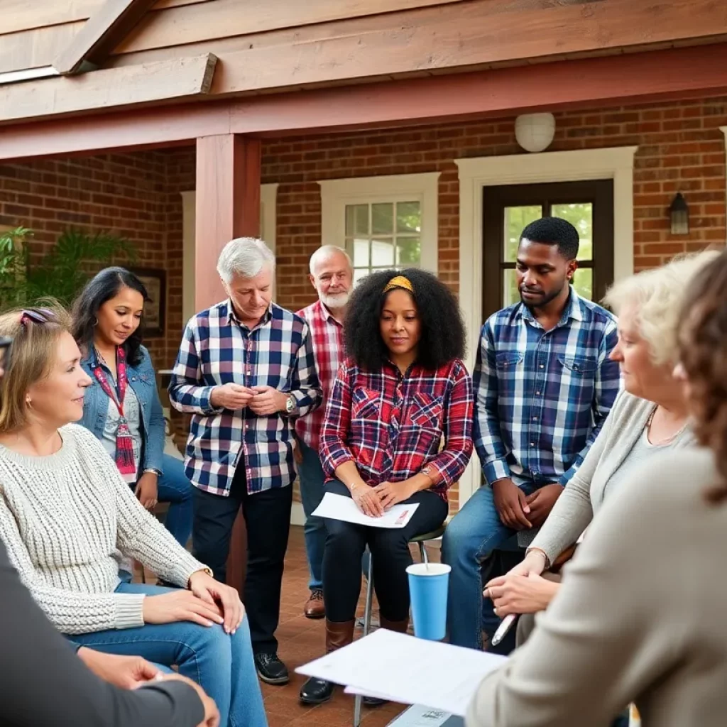 Homeowners attending a historic renovation workshop in Charleston