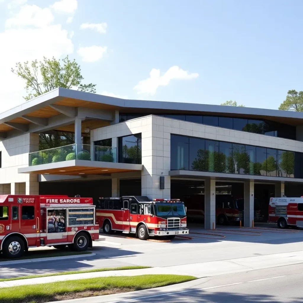 Rendering of the new Fire Station 23 in Johns Island