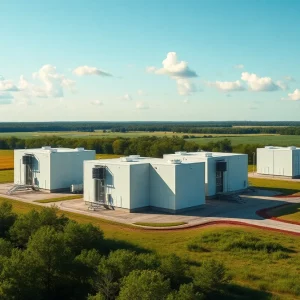 Conceptual illustration of Small Modular Reactors in South Carolina